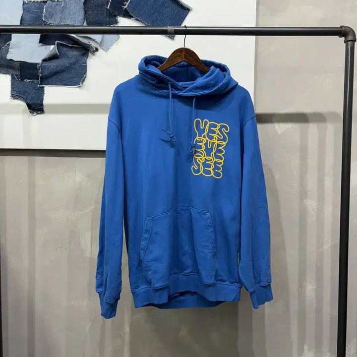 [BUNJANG] YesEyeSee Street Printed Hoodie (Size L) / (105) 예스아이씨 스트릿 프린팅 후드티