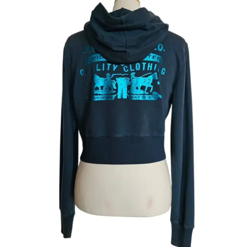 [BUNJANG] Levi's Cropped Hooded Zip-Up / 리바이스  크롭 후드집업