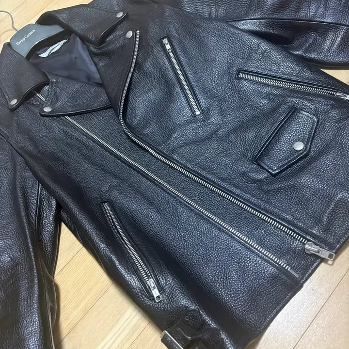 [BUNJANG] VIVA STUDIO Classic Leather Rider Jacket / 비바스튜디오 클래식 레더 라이더 자켓