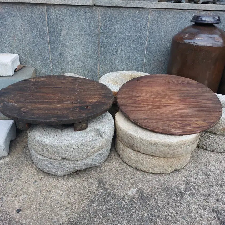 [BUNJANG] Antique Wooden Lid / 옛날  나무 덮개. 뚜껑-  근대사. 만물당 .소품용