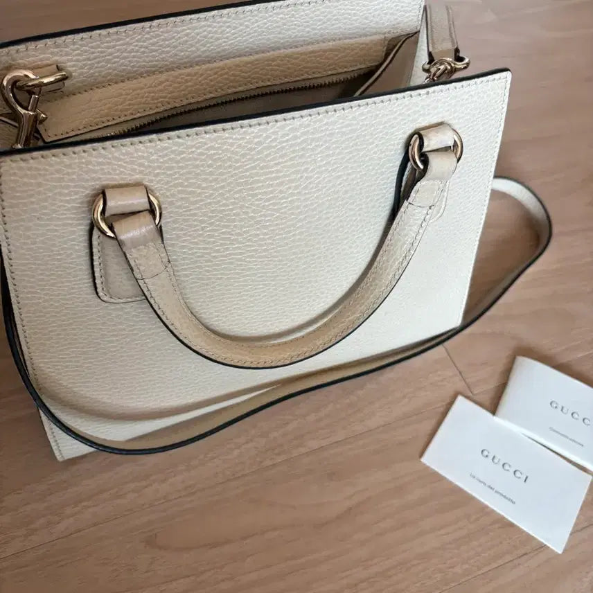 [BUNJANG] Gucci Soho Top Handle Bag Ivory / 구찌 소호 탑핸들 아이보리