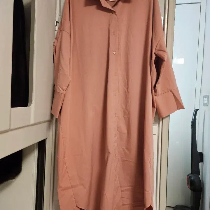 [BUNJANG] Whyda Long Shirt / 꺌랑 왜다려셔츠 롱