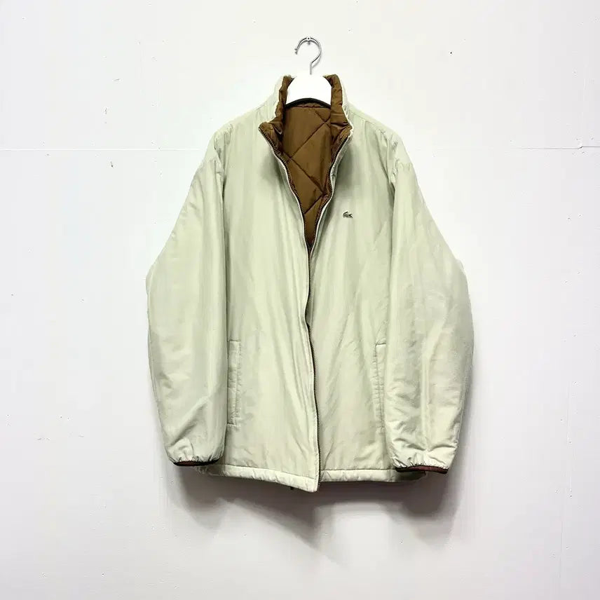 [BUNJANG] Lacoste Reversible Quilted Jacket / 라코스테 리버시블 퀄팅자켓