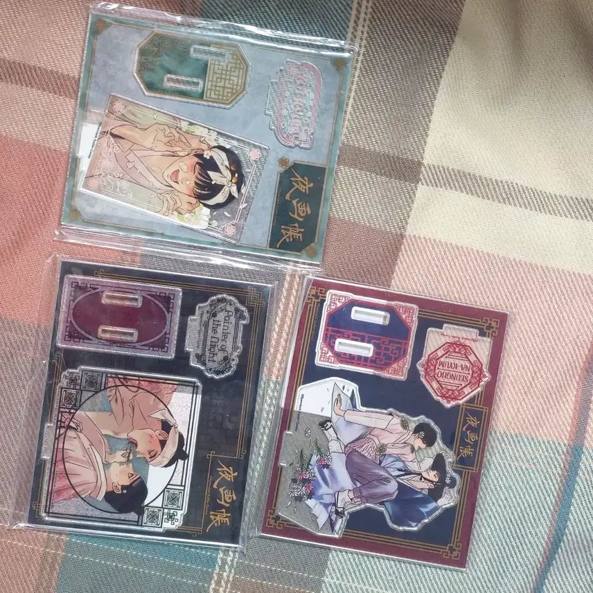 [BUNJANG] Painter of the Night DMM Kuji Acrylic Bundle Set (Unsealed) / 야화첩 dmm 쿠지 아크릴 일괄 (개봉O) 33.0