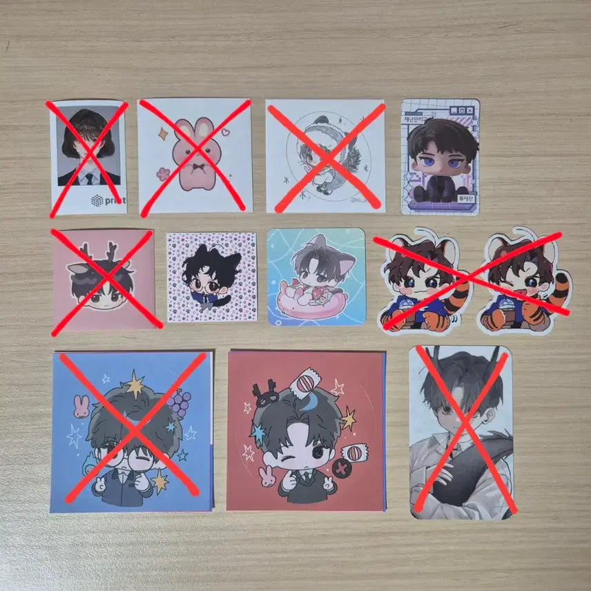 [BUNJANG] Goedamchulgeun Unofficial and Official Goods Bundle Set / 괴담출근 비공굿 공굿 지류, 스티커 일괄 양도