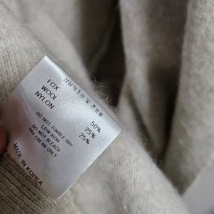 [BUNJANG] Fox Shawl Long Knit Coat / 폭스 숄 롱니트 코트