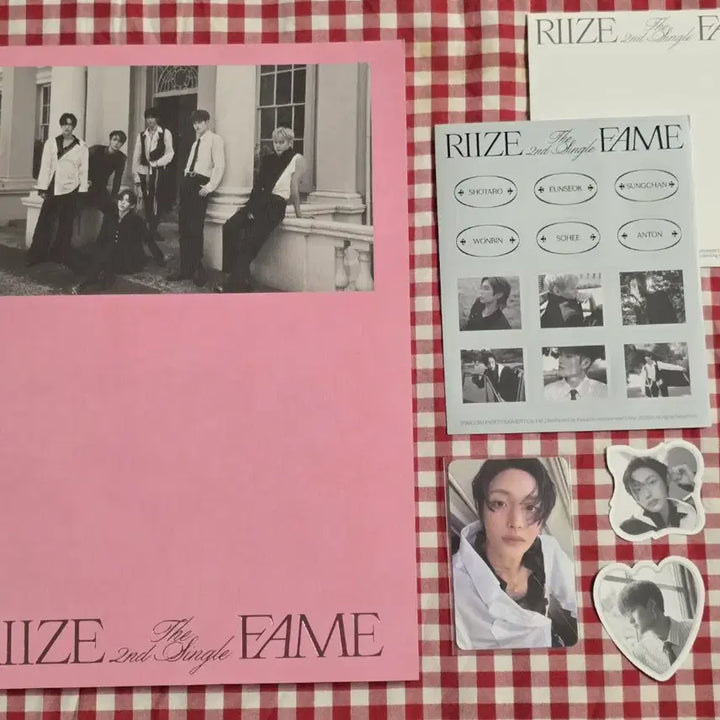 [BUNJANG] RIIZE Wonbin Fame Unsealed Album Full Set / 라이즈 fame개봉앨범 _원빈풀셋