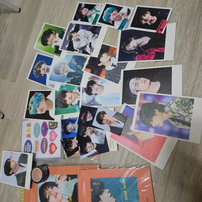 [BUNJANG] BTS V Here and Now Goods Set (Diary) / 누나비 뷔 굿즈 세트 (Here and Now 다이어리 외)