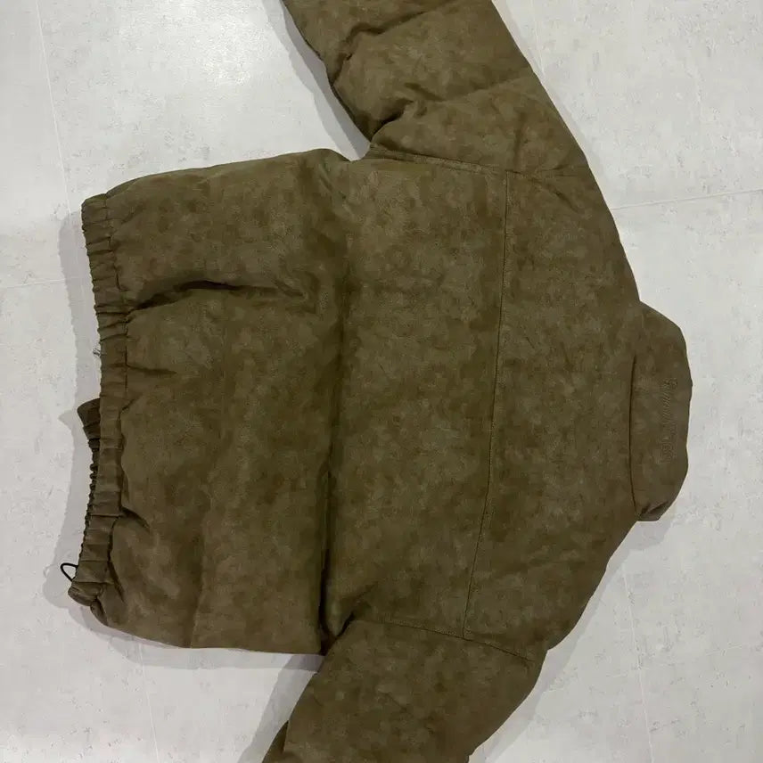 [BUNJANG] Ument Hotdog Padded Jacket - Khaki / 유먼트 핫덕 패딩 카키