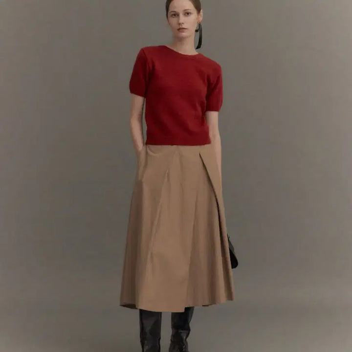 [BUNJANG] FYEO Row Pleats Skirt / FYEO 포유온 Row Pleats Skirt