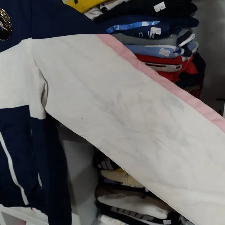 [BUNJANG] F Block Windbreaker Jacket / 컬러 F 블록 후드 바람막이 자켓