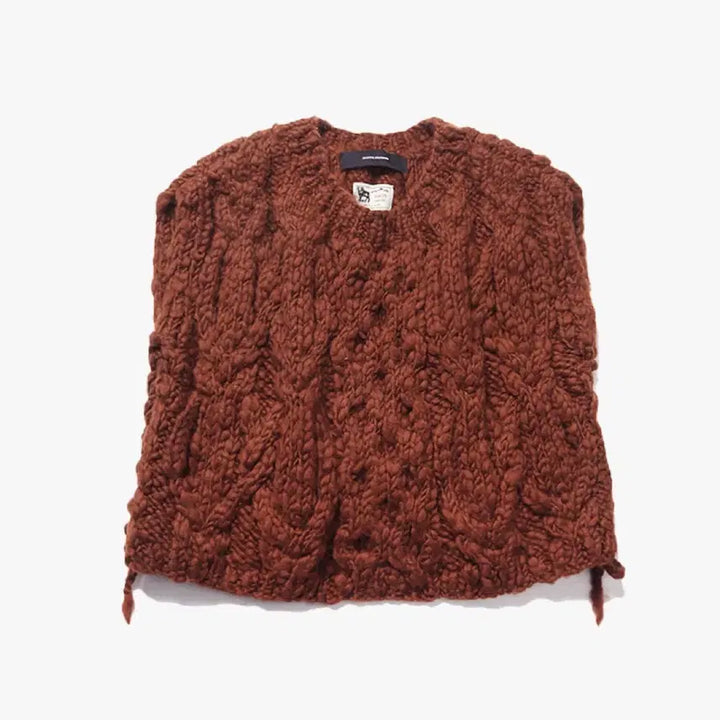 [BUNJANG] Journal Standard Roping Yarn Short Knit Vest / 저널스탠다드 로핑 얀 숏 니트 베스트