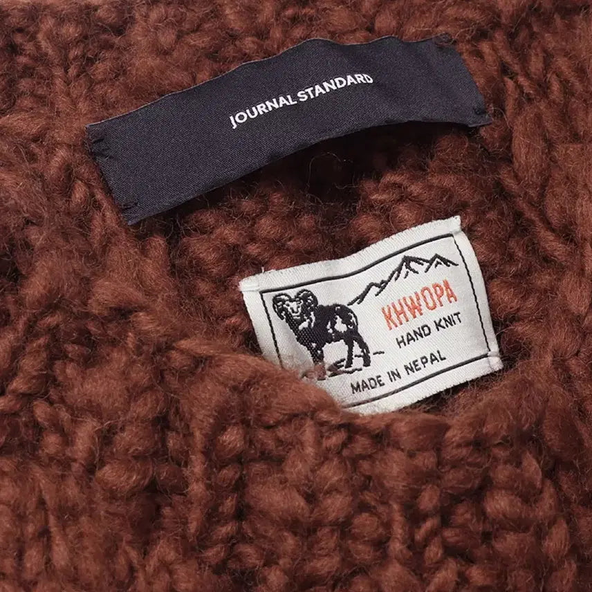 [BUNJANG] Journal Standard Roping Yarn Short Knit Vest / 저널스탠다드 로핑 얀 숏 니트 베스트