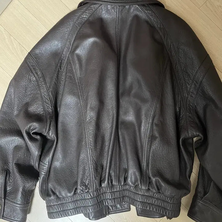 [BUNJANG] Saint Laurent Brown Leather Jacket / 생로랑 가죽자켓