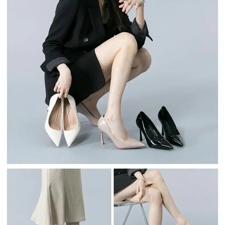 [BUNJANG] TCR Stiletto Heel 230 Shoes / TCR 스틸레토힐 230