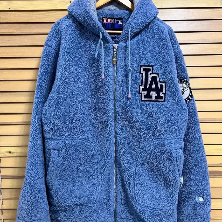 [BUNJANG] MLB Men's Fleece Zip-Up Jumper XL / MLB엠엘비 남성 후리스집업점퍼 XL110