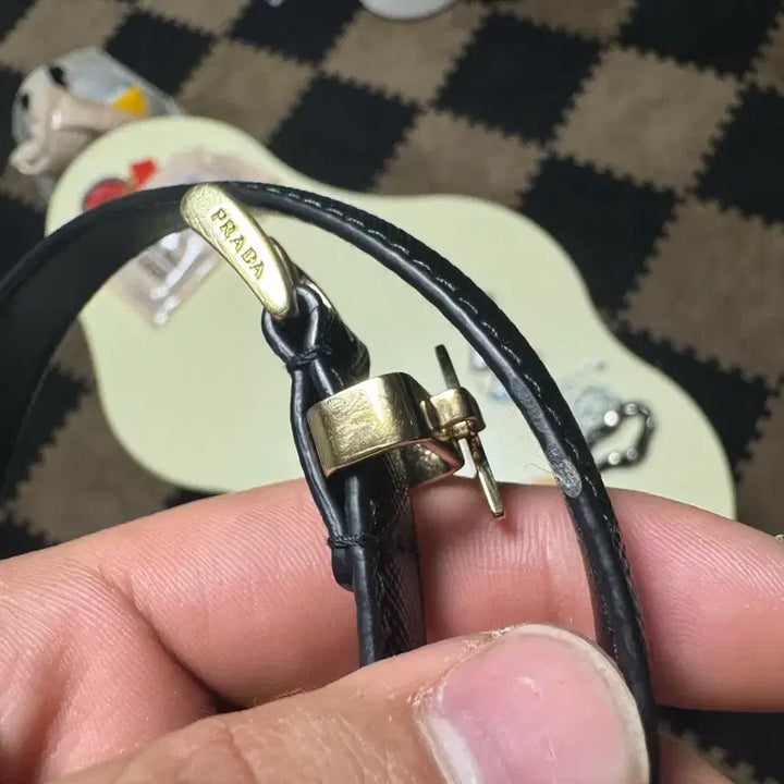 [BUNJANG] Prada Saffiano Leather Belt / 프라다 벨트