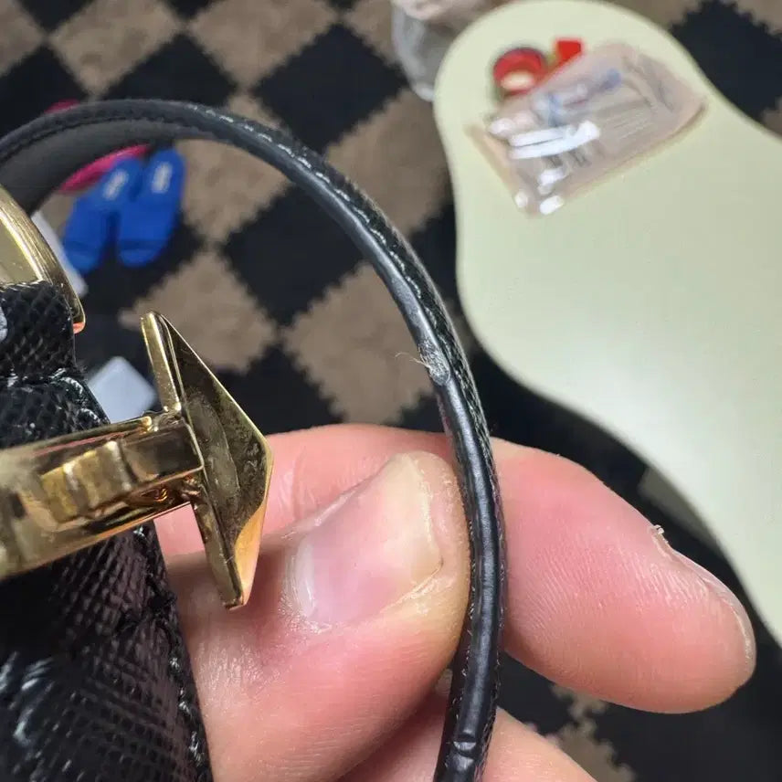 [BUNJANG] Prada Saffiano Leather Belt / 프라다 벨트