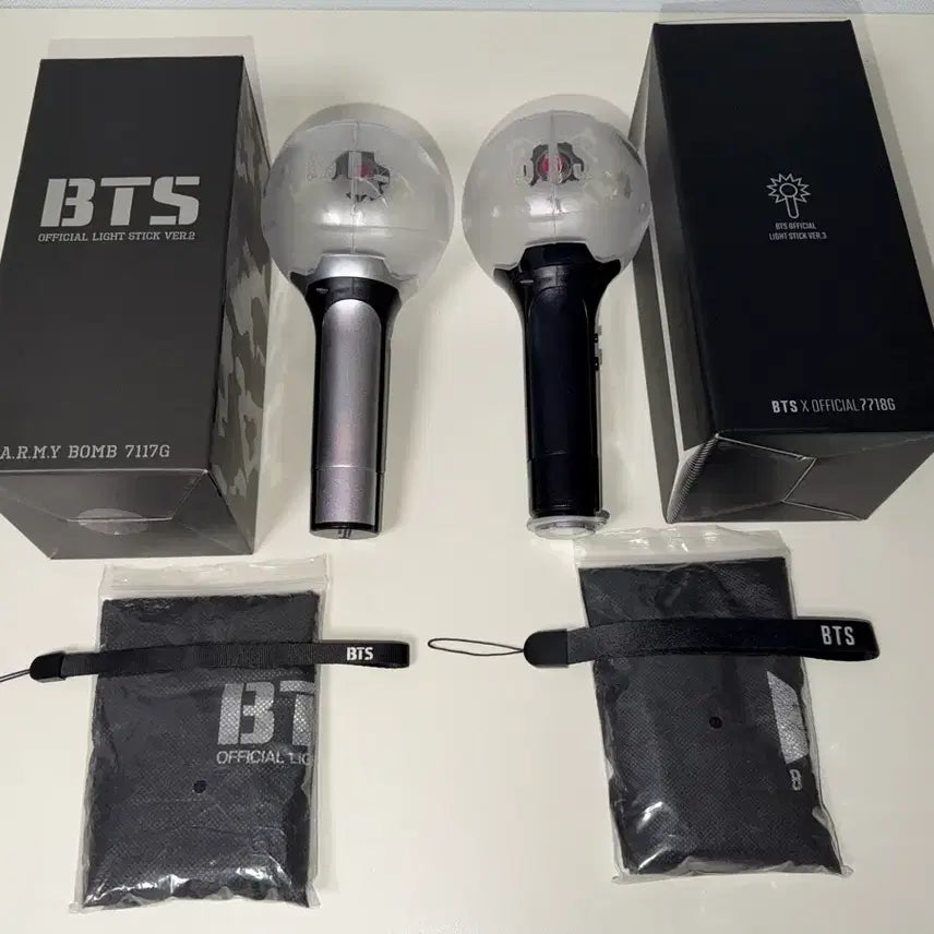 [BUNJANG] BTS Light Stick Bundle Set (Ver. 2 + Ver. 3) / (일괄) 아미밤 ver.2+ver.3 풀박 이미밤 삼미밤 버전2 버전3