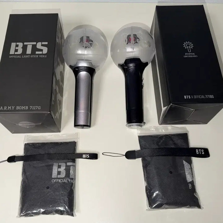 [BUNJANG] BTS Light Stick Bundle Set (Ver. 2 + Ver. 3) / (일괄) 아미밤 ver.2+ver.3 풀박 이미밤 삼미밤 버전2 버전3