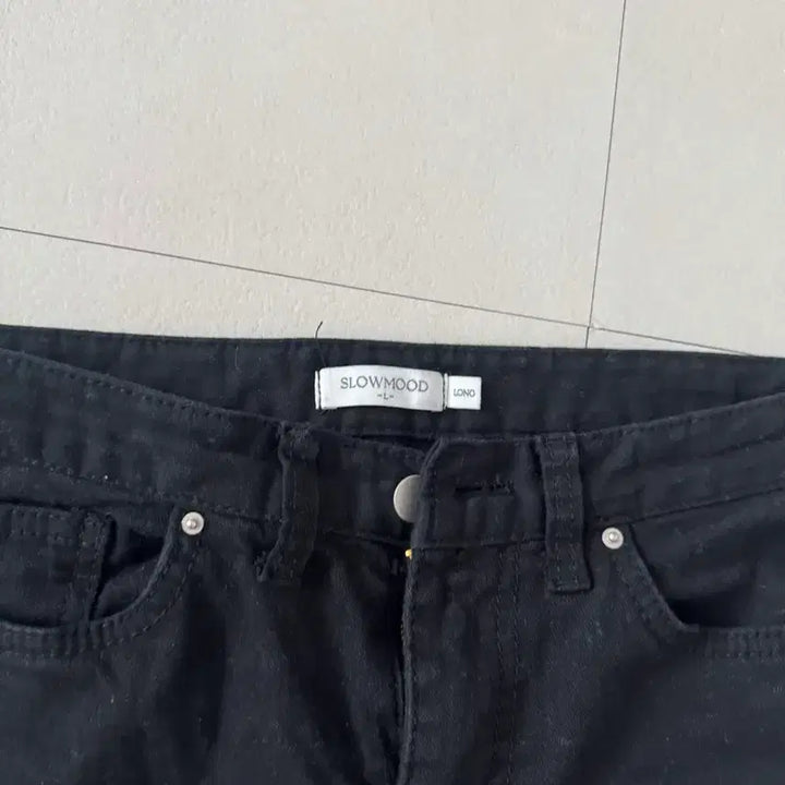 [BUNJANG] Slowmood Black Denim Pants / 슬로우무드 블랙 데님 팬츠 LONG