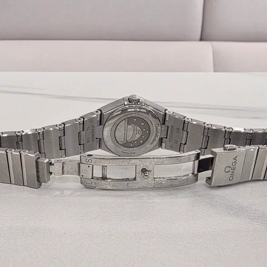 [BUNJANG] Omega Constellation Steel Black 10P 25mm Watch / 오메가 컨스틸레이션 스틸 블랙10P 131.10.25.60.56.001