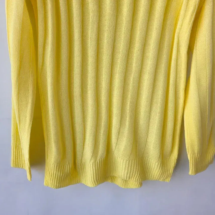 [BUNJANG] Yellow Raglan Knit Sweater / 55-66)옐로우 래글런 니트/새제품