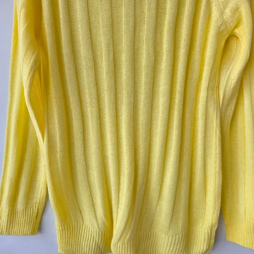 [BUNJANG] Yellow Raglan Knit Sweater / 55-66)옐로우 래글런 니트/새제품