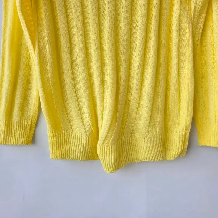 [BUNJANG] Yellow Raglan Knit Sweater / 55-66)옐로우 래글런 니트/새제품