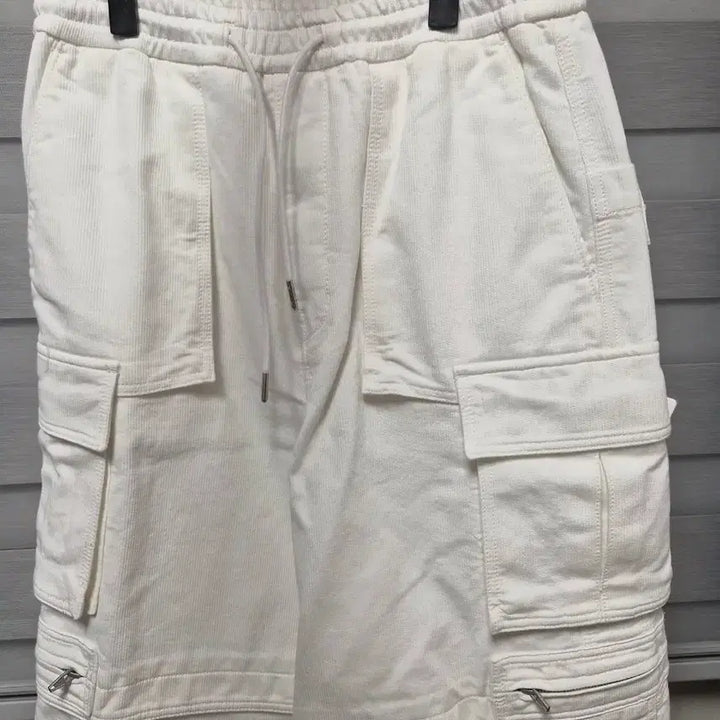 [BUNJANG] JunJie 25SS Bermuda Shorts (White) / 준지 25ss 피케 데님 버뮤다 화이트 44 새상품