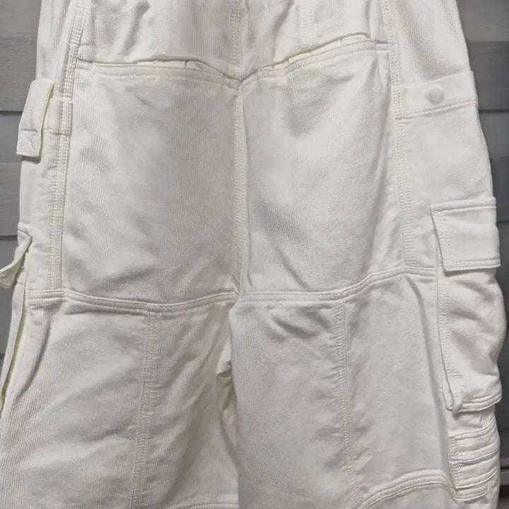 [BUNJANG] JunJie 25SS Bermuda Shorts (White) / 준지 25ss 피케 데님 버뮤다 화이트 44 새상품