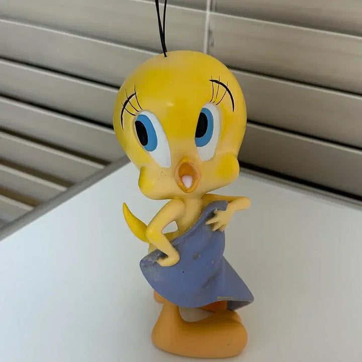 [BUNJANG] 루니툰즈 트위티 샤워 두건 피규어 / 루니툰즈 트위티 샤워 두건 피규어