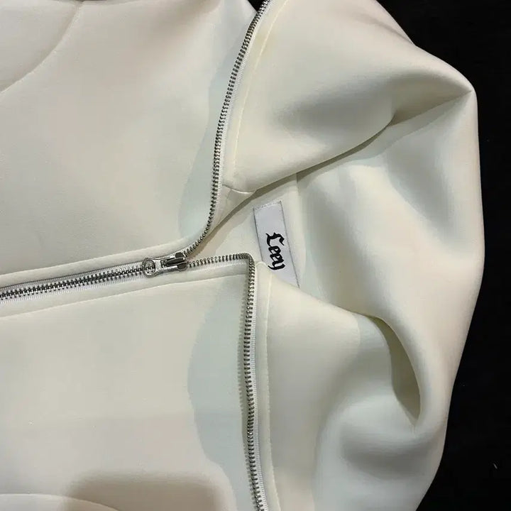 [BUNJANG] Leey White Crop Jacket / Leey 화이트 크롭 자켓
