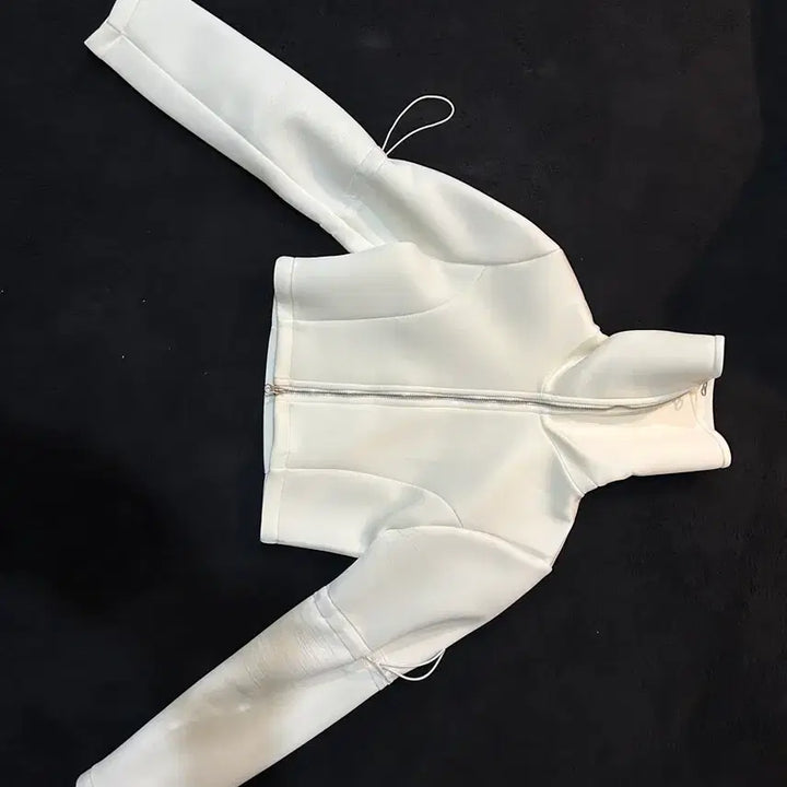 [BUNJANG] Leey White Crop Jacket / Leey 화이트 크롭 자켓