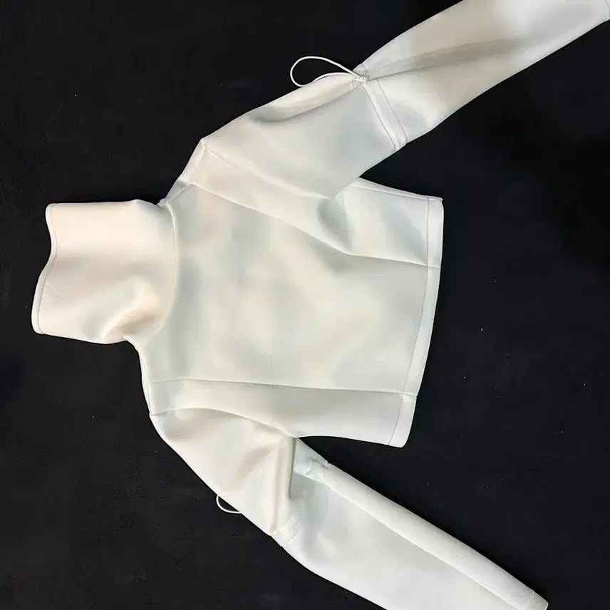 [BUNJANG] Leey White Crop Jacket / Leey 화이트 크롭 자켓