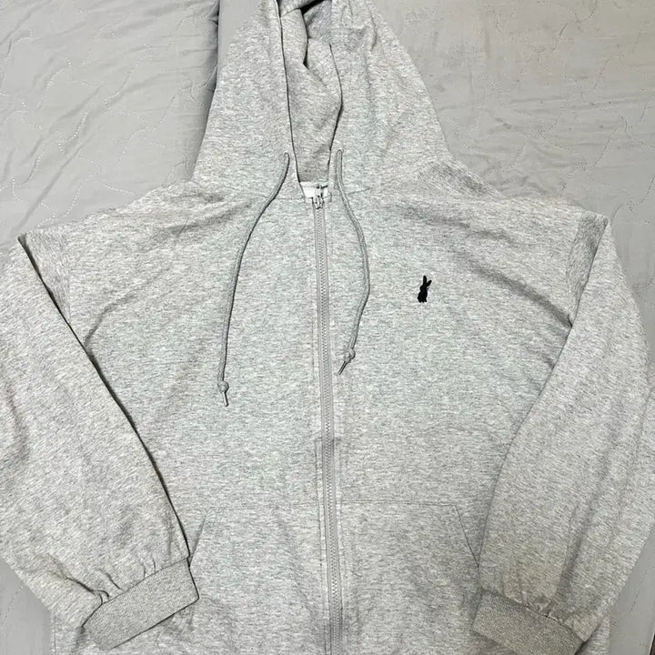 [BUNJANG] Rabbit Collar Oversized Hooded Zip-Up / 래빗 카라 오버핏 후드집업