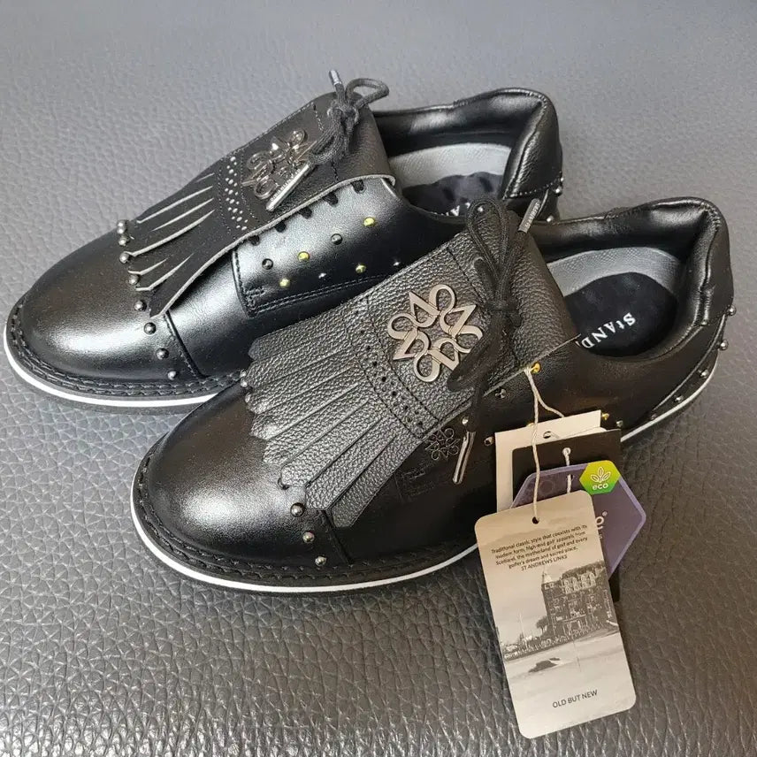 [BUNJANG] St. Andrews Women's Golf Shoes (230) / 세인트앤드류스 골프화 여성 태슬 장식 스파이크리스 230 (새상품)