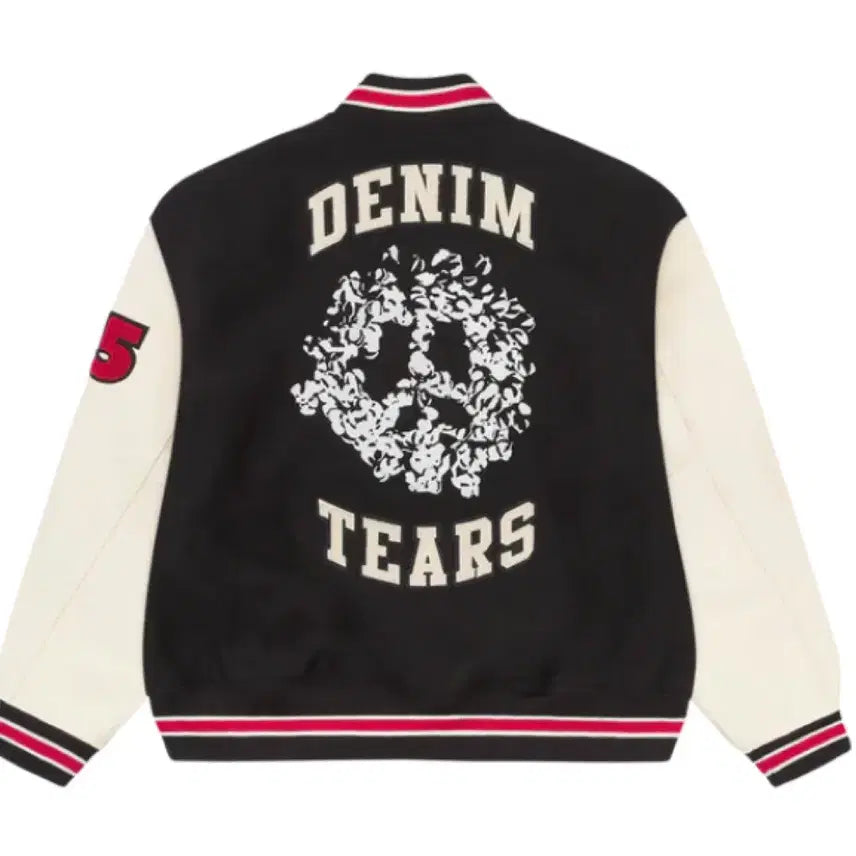 [BUNJANG] Denim Tears Peace Varsity Jacket XL / 데님티어스 피스 바시티 자켓 xl 사이즈