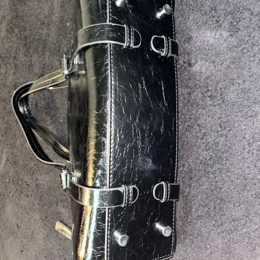 [BUNJANG] Takeapicture Gallery Shop Black Floral Pattern Shoulder Bag / Takeapicture Gallery Shop 블랙 플라워 패턴 숄더백