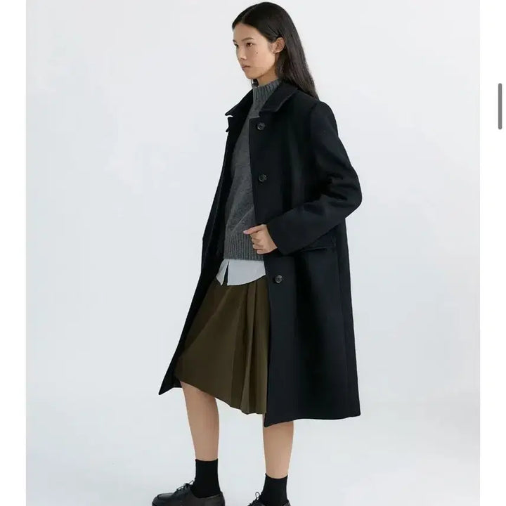 [BUNJANG] Azzert Black Coat / 아쎄르 코트