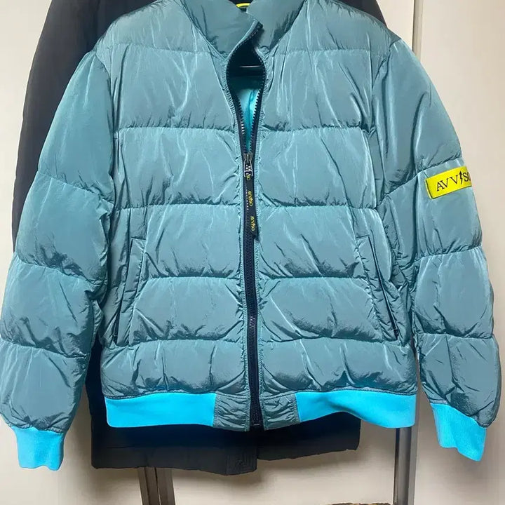 [BUNJANG] AB6IX Nylon Goose Down Padded Jacket / 아비쏘 나일론 구스다운패딩 (스톤같은 원단)