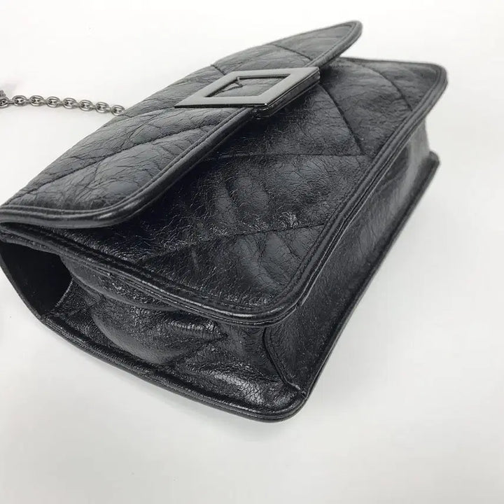 [BUNJANG] Lounge & Lounge Como Quilted Leather Crossbody Bag / 루즈앤라운지 꼬모 퀼팅 가죽 크로스백 가방