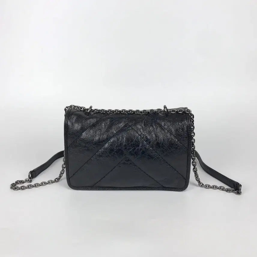 [BUNJANG] Lounge & Lounge Como Quilted Leather Crossbody Bag / 루즈앤라운지 꼬모 퀼팅 가죽 크로스백 가방