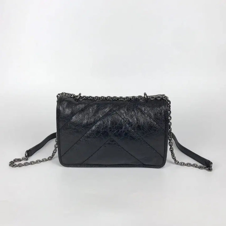 [BUNJANG] Lounge & Lounge Como Quilted Leather Crossbody Bag / 루즈앤라운지 꼬모 퀼팅 가죽 크로스백 가방