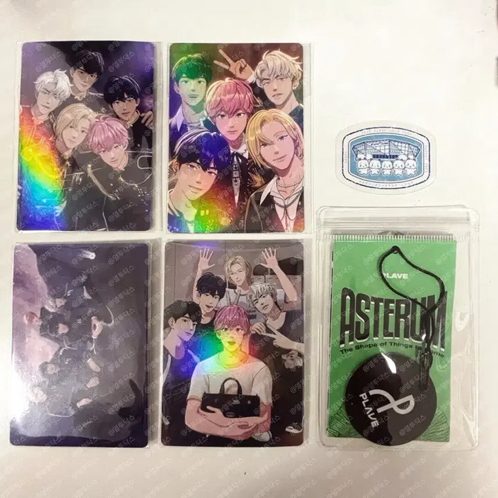 [BUNJANG] PLAVE Hologram Big Photocard Bundle Set / [일괄]플레이브 빅포카 4종+바인더+택