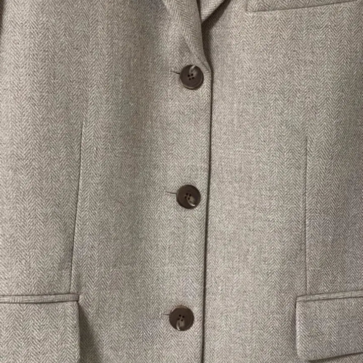 [BUNJANG] Abamoly Herringbone Jacket / [아바몰리] 헤링본 자켓