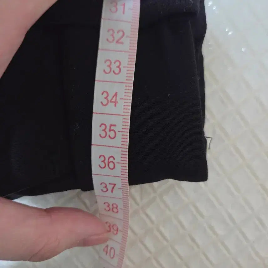 [BUNJANG] Black Slacks (Size L) / 봄여름용  블랙 슬랙스 L