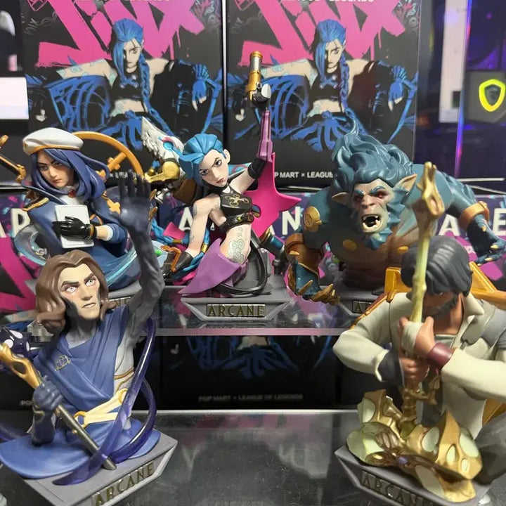 [BUNJANG] Popmart Arcane Jinx, Caitlyn, Viktor, Jayce, Warwick Bundle Set / 팝마트 아케인 징크스, 케이틀린, 빅토르, 제이스, 워윅 일괄