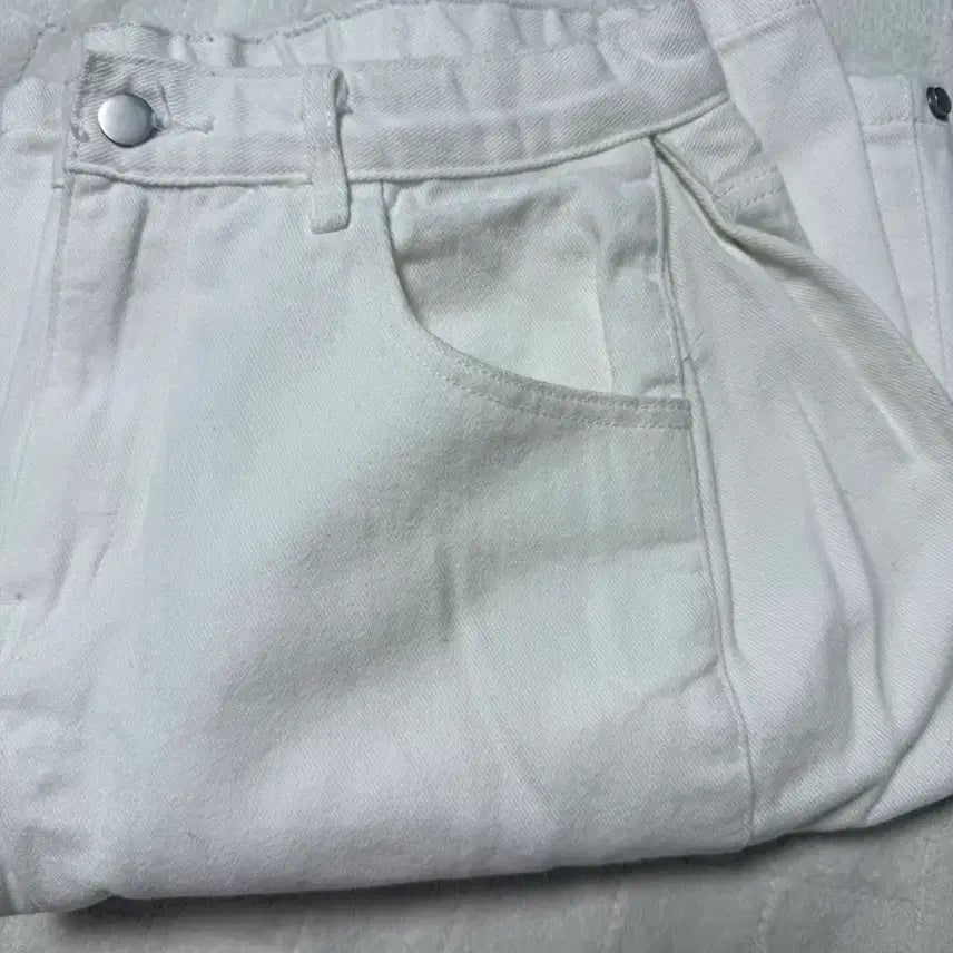 [BUNJANG] Mio White Wide Pants / 미오 흰색 와이드 팬츠