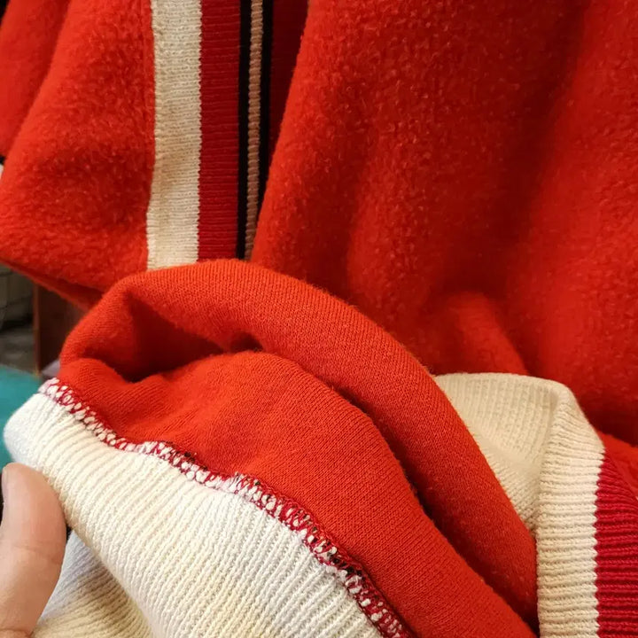[BUNJANG] Vintage Terry Knit Sweatshirt / 60s 빈티지 스웻셔츠 테리원단 니트 카라티 빈티지 티셔츠 L